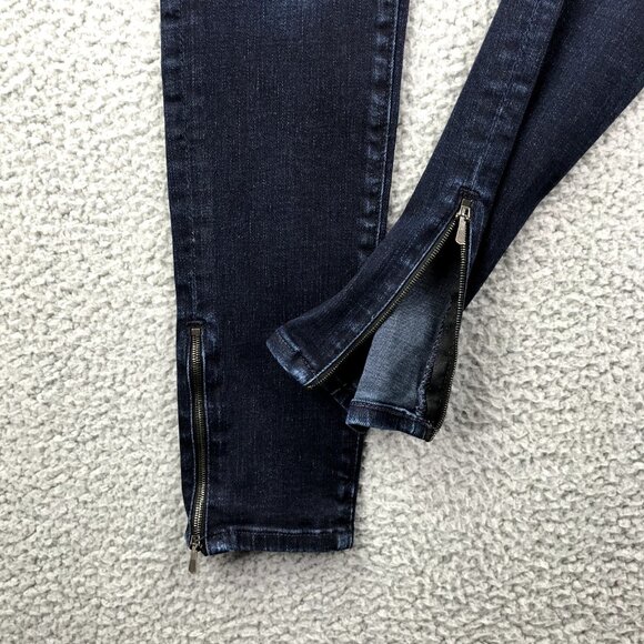 ADRIANO GOLDSCHMIED Women's Size 25 The Zip-Up Legging Skinny Ankle Zip Jeans - Picture 3 of 16